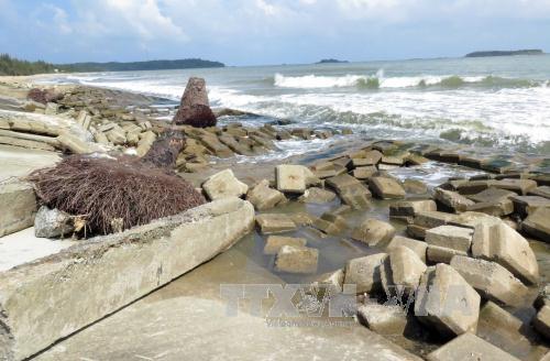  Xã đảo Tam Hải tiếp tục bị sạt lở nghiêm trọng